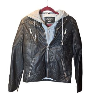 BRAND NEW FAUX LEATHER JACKET